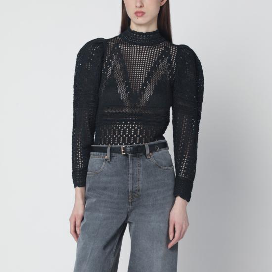 26SS 이자벨마랑 블라우스 PU0841FAD1L08I Black