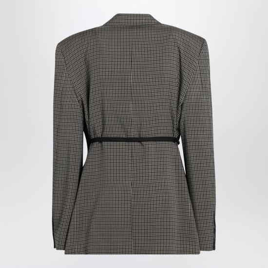 26SS 발렌시아가 랩 테일러드 재킷 857365TTO38 Green - BALENCIAGA