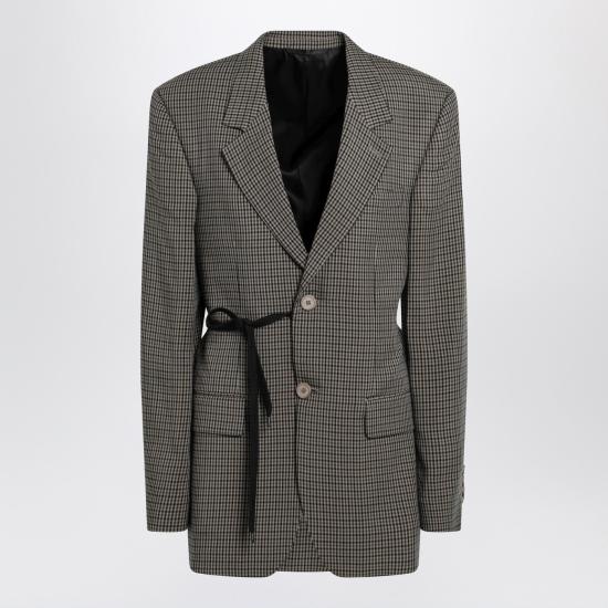 26SS 발렌시아가 랩 테일러드 재킷 857365TTO38 Green