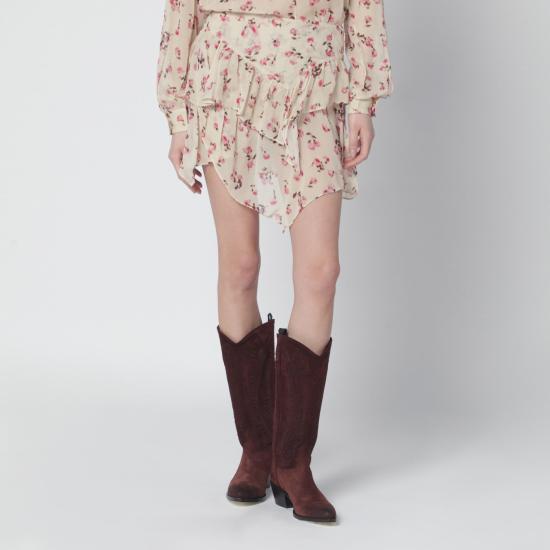 26SS 이자벨마랑에뚜왈 숏 스커트 JU0486FAD1J08E Beige