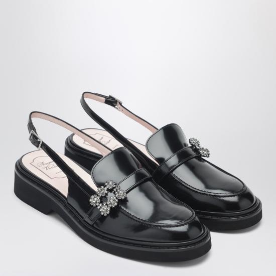 26SS 로저비비에 비브 레인저스 슬링백 로퍼 RVW54844180TNE Black - ROGER VIVIER