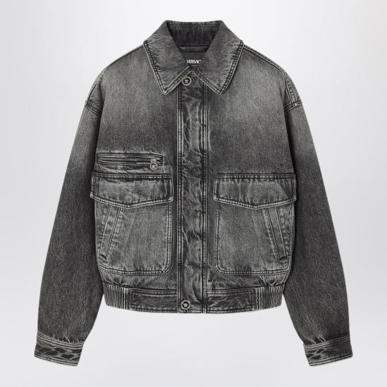 26SS 베르사체 데님 자켓 10217541A16053 Grey
