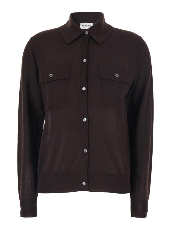 26SS 파로쉬 긴팔 티셔츠 D540949LINFA26086 Brown