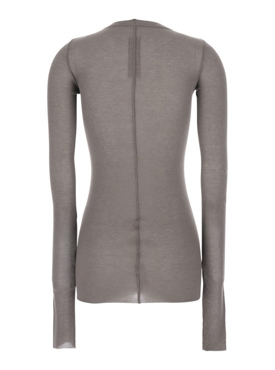 26SS 릭 오웬스 긴팔 티셔츠 RP01F6202RC34 Grey - RICK OWENS