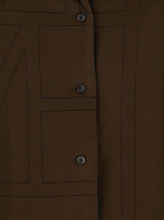 26SS 토템 블라우스 251WRT976FB0080034 Brown - TOTEME