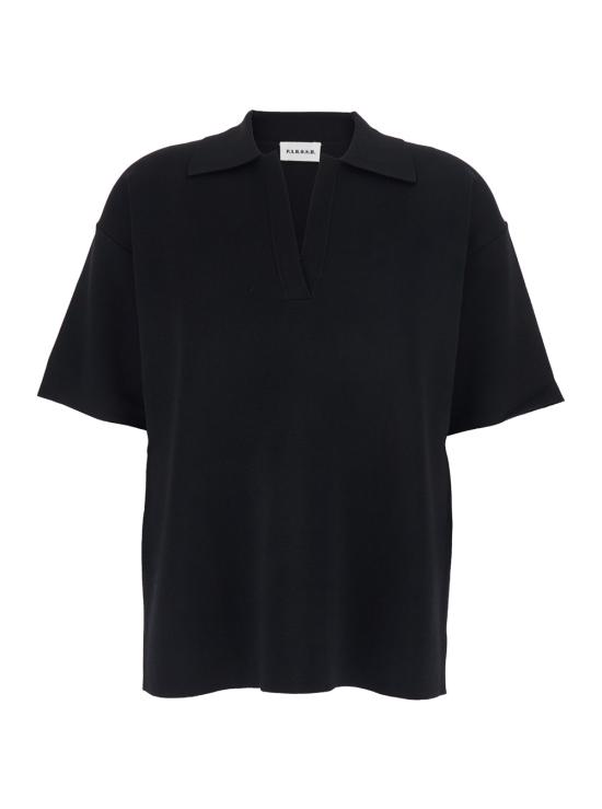 26SS 파로쉬 반팔 티셔츠 D540982ROMA26013 Black