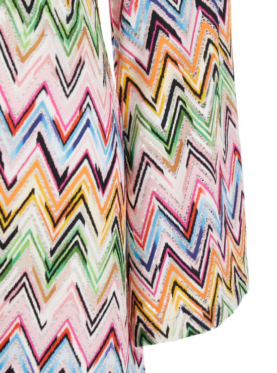 26SS 미소니 미디 원피스 MS26SQ0GBJ00QLSM9Z9 Multicolor - MISSONI