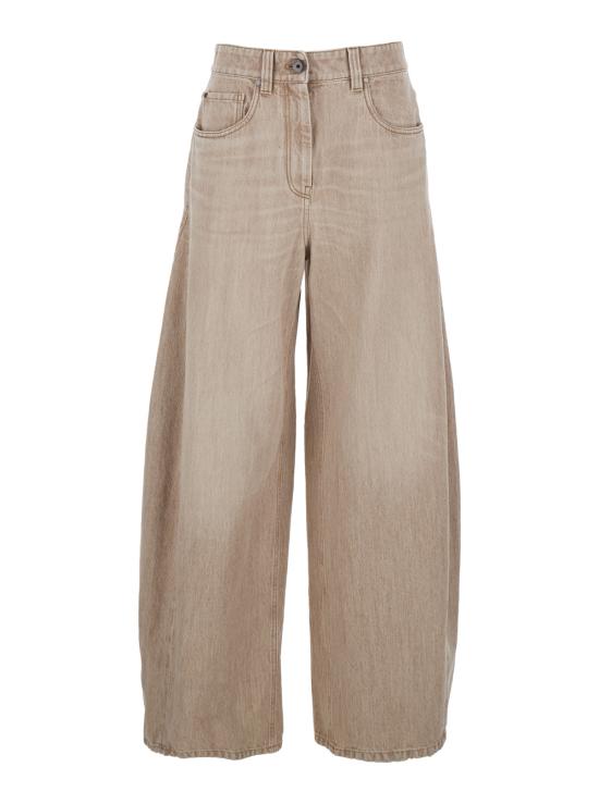 26SS 브루넬로 쿠치넬리 데님 팬츠 MA095P4059C9037 Beige