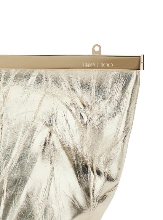 26SS 지미추 클러치/파우치 GANACHEBYKLIGHTPLATINUMLIGHTGOLD Metallic - JIMMY CHOO