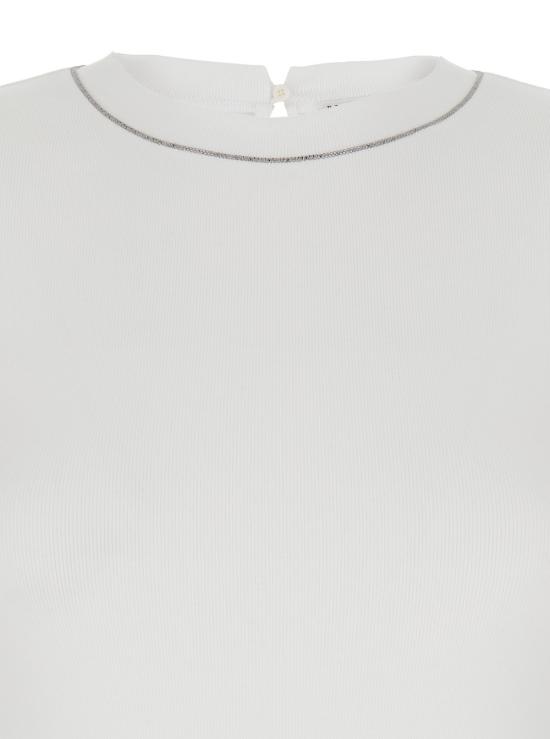 26SS 브루넬로 쿠치넬리 코튼 티셔츠 M0TC8BJ310C159 White - BRUNELLO CUCINELLI