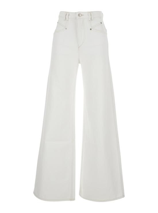 26SS 이자벨마랑 레모니 팬츠 PA0052FBD1H02I20WH White