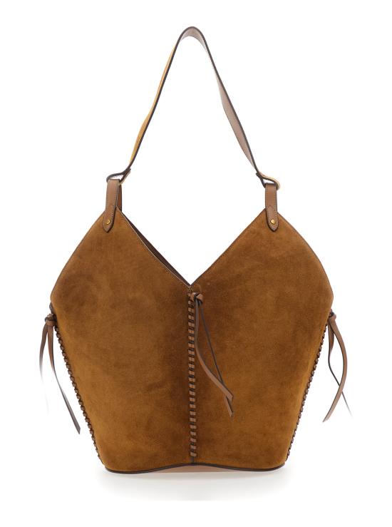 26SS 이자벨마랑 tampa 스웨이드 가죽 토트 백 PM0066FAC2C13M50CO Brown - ISABEL MARANT