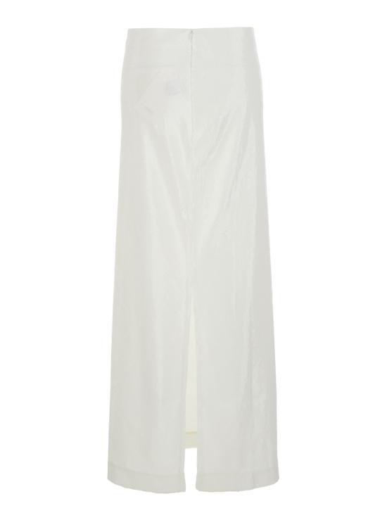 26SS 토템 롱 스커트 261WRB0349FB0593047 White - TOTEME