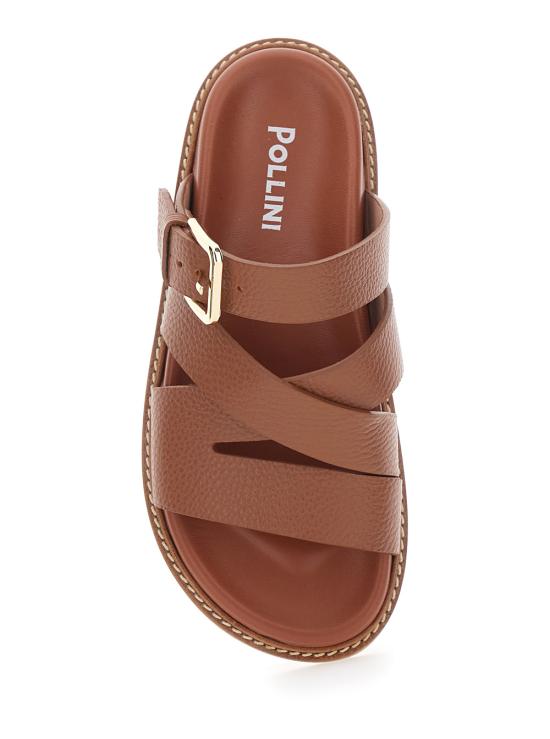 26SS 폴리니 샌들 SA28104G1OTD0217 Brown - POLLINI