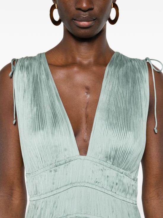 26SS 울라 존슨 미디 원피스 PS260100 SGL Green - ULLA JOHNSON