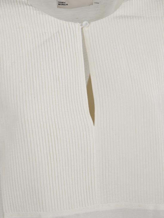 26SS 토리버치 미디 원피스 176548 106 Ivory - TORY BURCH