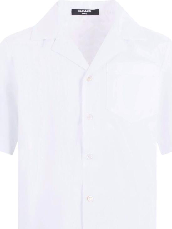 26SS [키즈] 발망 셔츠 BY5P41 P0562100 White - BALMAIN