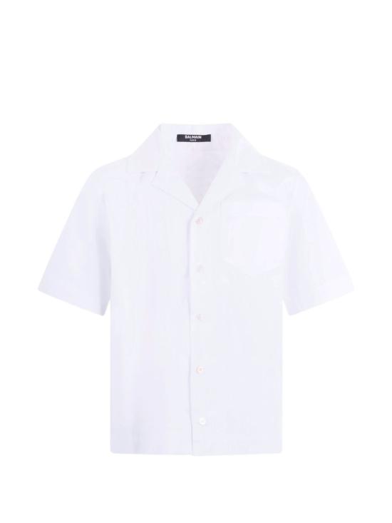 26SS [키즈] 발망 셔츠 BY5P41 P0562100 White