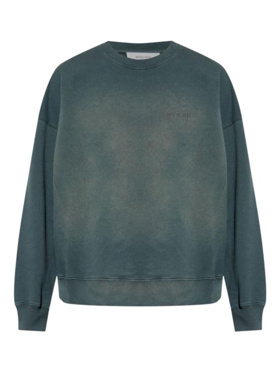 26SS 골든구스 로고 자수 코튼 스웨트셔츠 GUP01938 P00214690498 Black