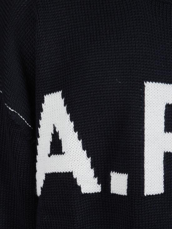 26SS 아페쎄 스웨터 WOASLM23009 IAK Blue - A.P.C.