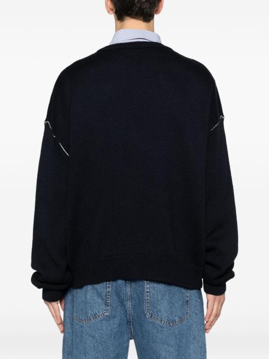 26SS 아페쎄 스웨터 WOASLM23009 IAK Blue - A.P.C.