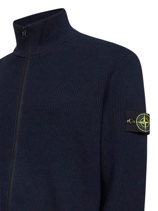 26SS 스톤 아일랜드 집업 니트 L1S155100126S00D8 V0020 Blue - STONE ISLAND