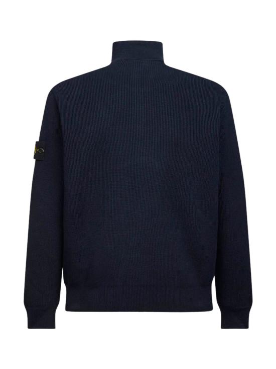 26SS 스톤 아일랜드 집업 니트 L1S155100126S00D8 V0020 Blue - STONE ISLAND
