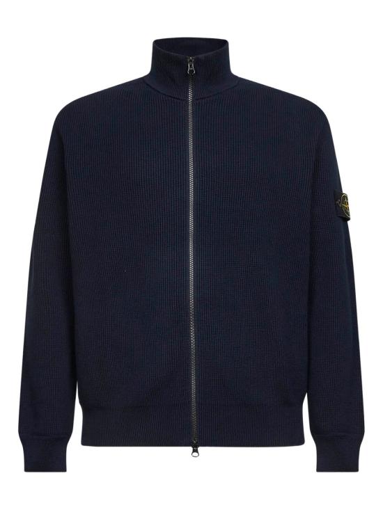 26SS 스톤 아일랜드 집업 니트 L1S155100126S00D8 V0020 Blue - STONE ISLAND