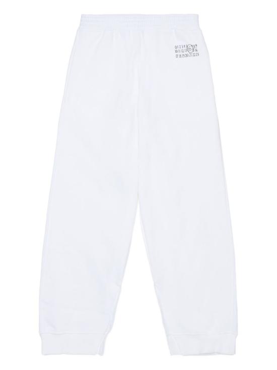 26SS [키즈] MM6 메종마르지엘라 트레이닝/조거 팬츠 M61000MM02X White