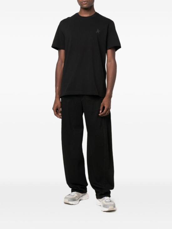 26SS 골든구스 반팔 티셔츠 GMP01220 P00059390100 Black - GOLDEN GOOSE