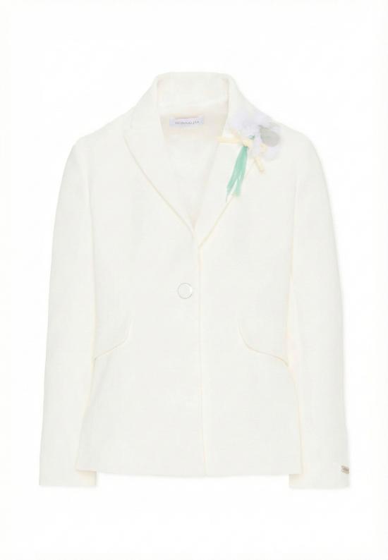 26SS [키즈] 모나리자 자켓 71G103 7303 0001 WHITE - MONNALISA