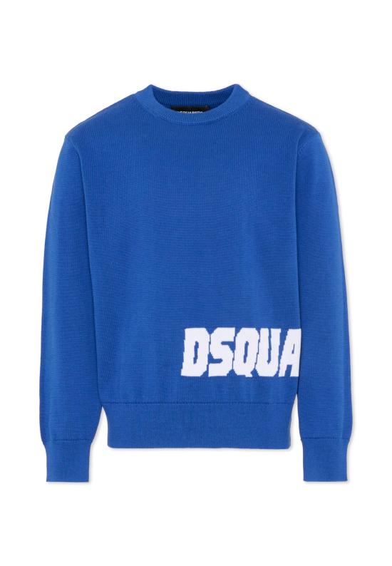 26SS [키즈] 디스퀘어드2 트레이닝 상의 DQ3242 D0ACT DQ865 BLUE