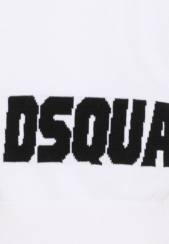 26SS [키즈] 디스퀘어드2 트레이닝 상의 DQ3242 D0ACT DQ100 WHITE - DSQUARED2