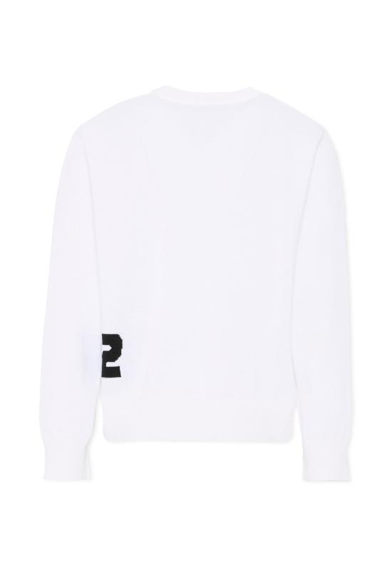 26SS [키즈] 디스퀘어드2 트레이닝 상의 DQ3242 D0ACT DQ100 WHITE - DSQUARED2