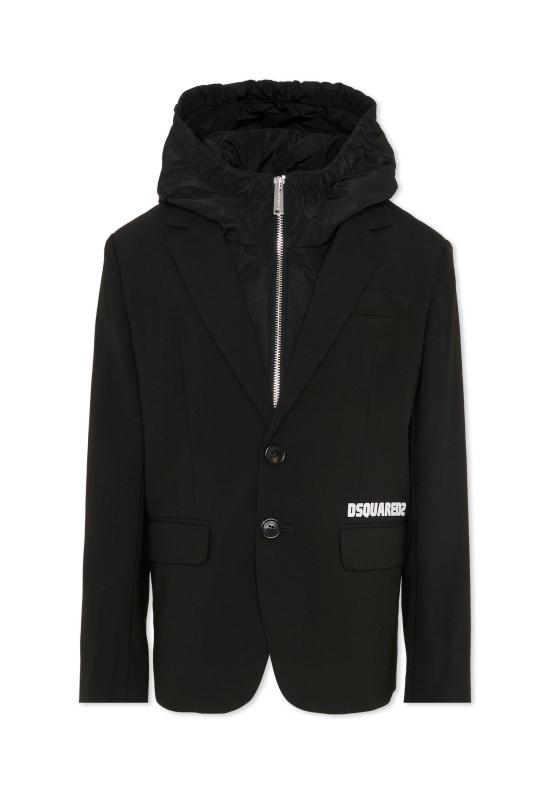 26SS [키즈] 디스퀘어드2 자켓 DQ3233 D0AGV DQ900 BLACK