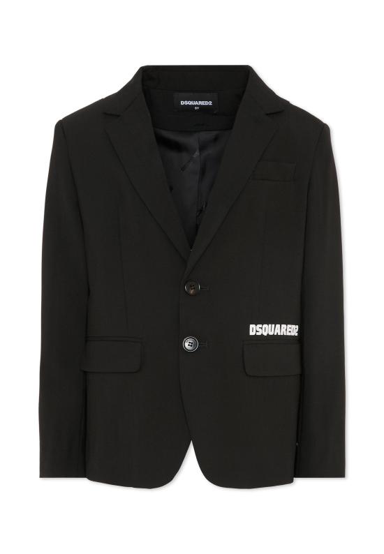 26SS [키즈] 디스퀘어드2 자켓 DQ3233 D0AGV DQ900 BLACK - DSQUARED2