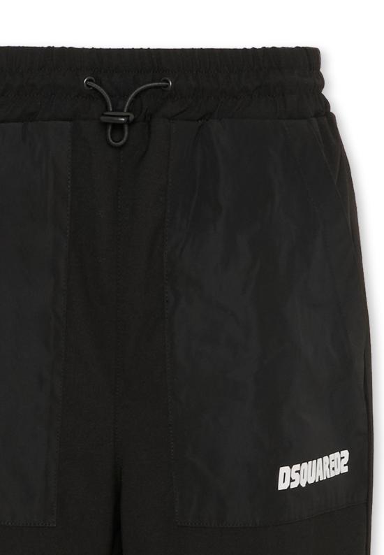 26SS [키즈] 디스퀘어드2 트레이닝/조거 팬츠 DQ3203 D0AGV DQ900 BLACK - DSQUARED2