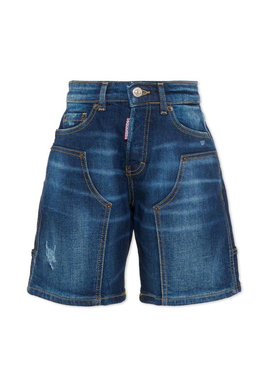 26SS [키즈] 디스퀘어드2 쇼츠/버뮤다 DQ3212 D0AFS DQ01 DENIM