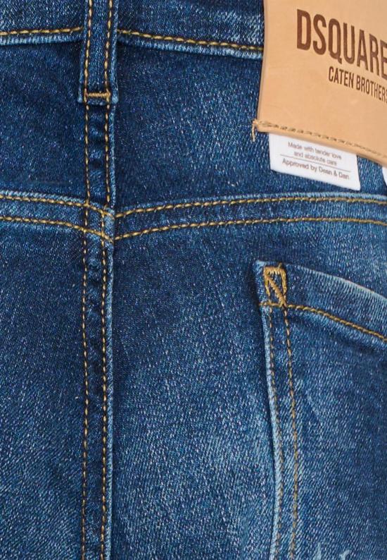 26SS [키즈] 디스퀘어드2 진 DQ2636 D0AFS DQ01 DENIM - DSQUARED2