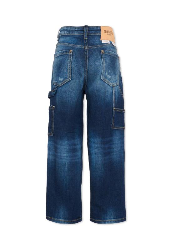 26SS [키즈] 디스퀘어드2 진 DQ2636 D0AFS DQ01 DENIM - DSQUARED2