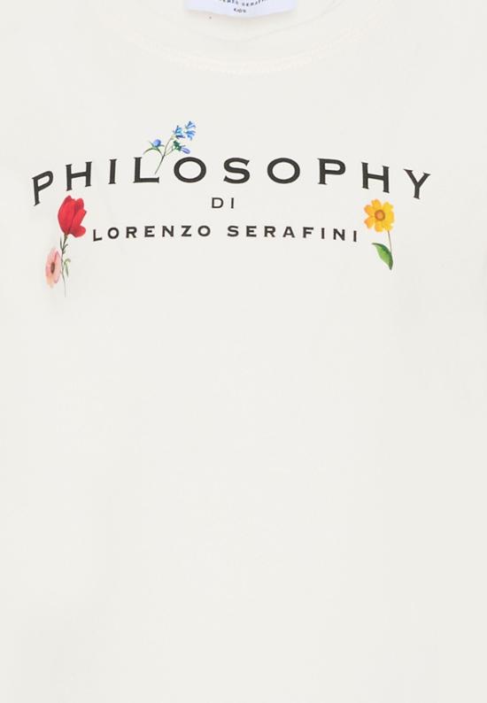 26SS [키즈] 필로소피 티셔츠 I1G613 7201 0001 IVORY - PHILOSOPHY