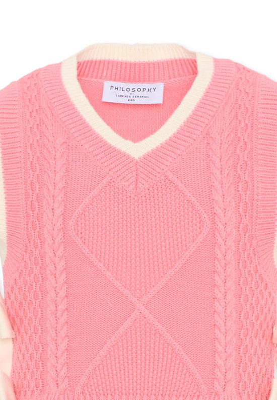 26SS [키즈] 필로소피 베스트 I9G306 7034 0093 PINK - PHILOSOPHY