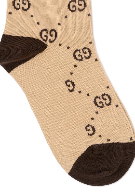 26SS [키즈] 구찌 발목 양말 503509 4K541 9764 BROWN - GUCCI