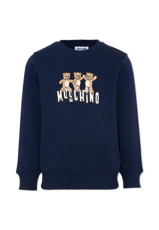 26SS [키즈] 모스키노 트레이닝 상의 HVF08V LCA88 40016 BLUE