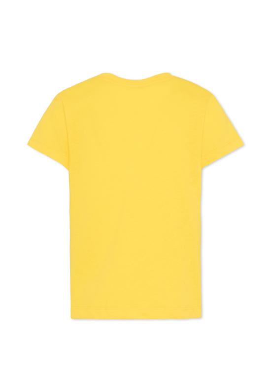 26SS [키즈] 모스키노 티셔츠 HUM05O LAA03 50577 YELLOW - MOSCHINO