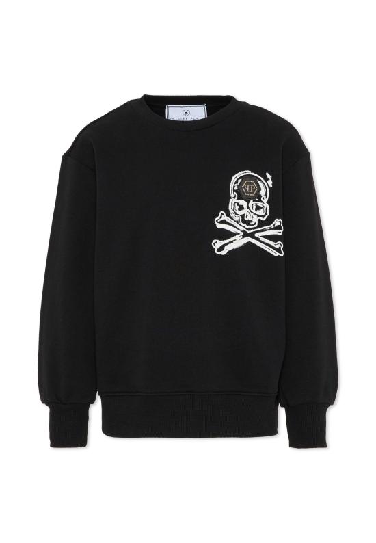 26SS [키즈] 필립 플레인 트레이닝 상의 S6PHJBSW042 110 BLACK