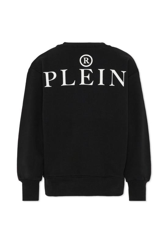 26SS [키즈] 필립 플레인 트레이닝 상의 S6PHJBSW042 110 BLACK - PHILIPP PLEIN