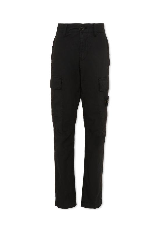 26SS [키즈] 스톤 아일랜드 스트레이트 팬츠 L1S16 3100004 S0001 V0029 BLACK