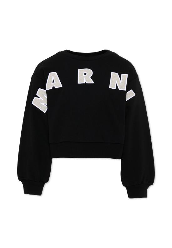 26SS [키즈] 마르니 폴로 셔츠 M01193 M00V0 0M90E BLACK