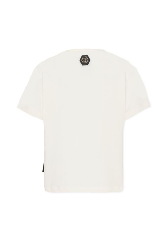 26SS [키즈] 필립 플레인 티셔츠 S6PHJGTH157 002 IVORY - PHILIPP PLEIN